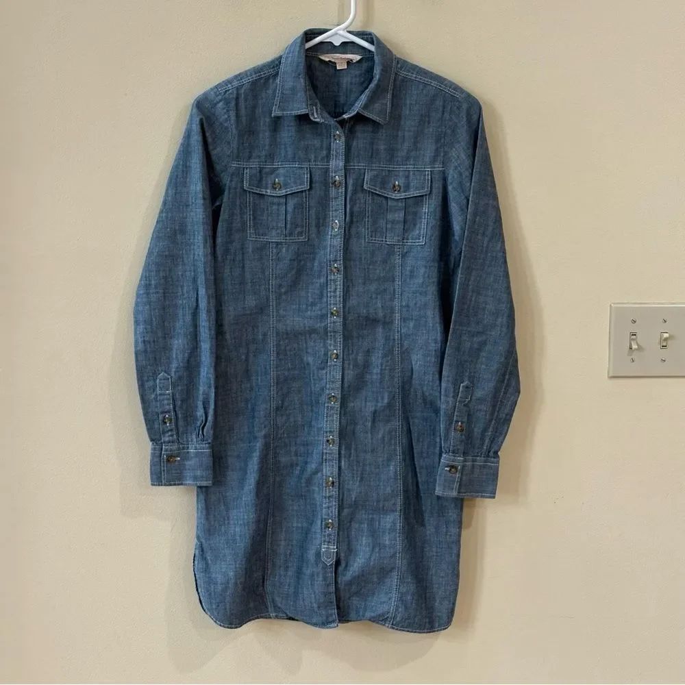 Brooks Brothers chambray shirt dress